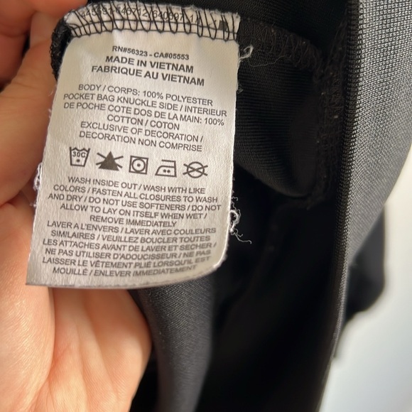 Nike Track Jacket Black and White Size M - Picture 5 of 6